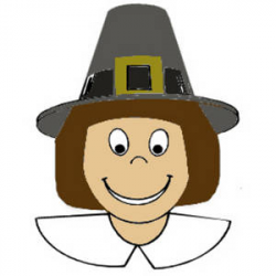 Pilgrim girl face clipart - Clip Art Library