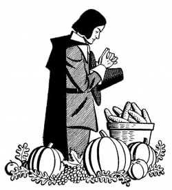 9 Free Clip Art Pilgrims Images | Thanksgiving | Vintage ...