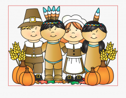 Pin America Clipart Thanksgiving - Thanksgiving Pilgrims And ...