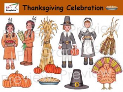 Thanksgiving Celebration Clip Art