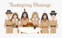 Free Clipart Thanksgiving Blessings - Thanksgiving Feast ...
