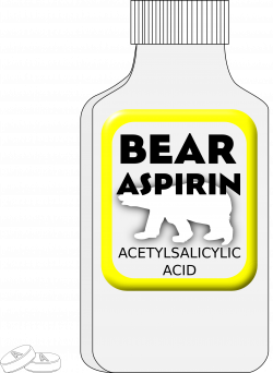 Clipart - Aspirin Bottle