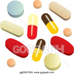 Vector Stock - isolated painkiller pills . Stock Clip Art ...
