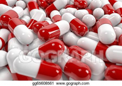 Stock Illustration - Pill capsules. Clipart gg65608561 - GoGraph
