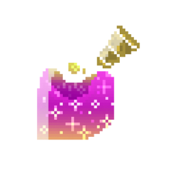 Pixel Bottle Gif (Pink and Yellow) [F2U] by wrathberries on DeviantArt