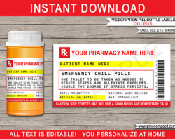 Pill bottle | Etsy