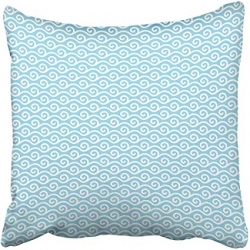 Amazon.com: Pillow Covers Print Ocean Water Wave Patterns ...