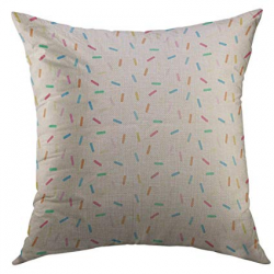 Amazon.com: Mugod Pillow Case Rainbow Design with Colorful ...