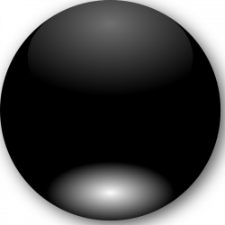 Mi Brami Round Black Crystal Button Clip Art at Clker.com - vector ...