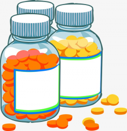 Yellow Pills, Bottle, Pill, Cartoon Pills PNG Image and Clipart for ...