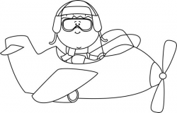 Free Pilot Clipart Black And White, Download Free Clip Art ...