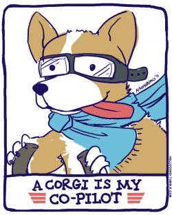 A Corgi is My Co-Pilot (someday soon!) | Corgi love | Pinterest ...