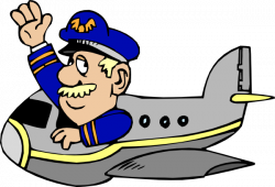 Pilot Flying Airplane Clip Art at Clker.com - vector clip ...