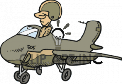 cartoon fighter jet pilot clipart. Royalty-free clipart ...