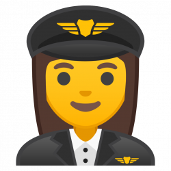 Woman pilot Icon | Noto Emoji People Profession Iconset | Google