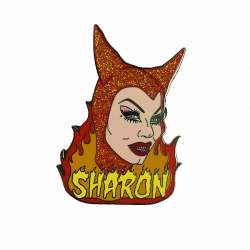 SHARON NEEDLES ENAMEL PIN BY THE HOUSE OF AVALON – dragqueenmerch