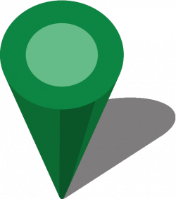 Simple location map pin icon3 green free vector data | SVG(VECTOR ...