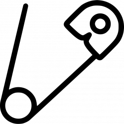 Safety Pin Svg Png Icon Free Download (#431286) - OnlineWebFonts.COM
