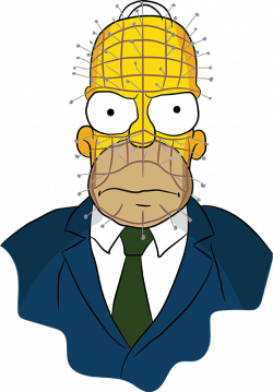 Homer Pinhead Simpson by warpath0 on DeviantArt