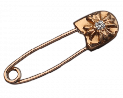 Decorated Safety Pin transparent PNG - StickPNG