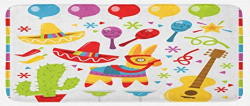 Amazon.com: Ambesonne Fiesta Kitchen Mat, Mexican Party ...