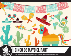 Cinco de Mayo clipart | Mexico scrapbooking | Taco Tuesday ...