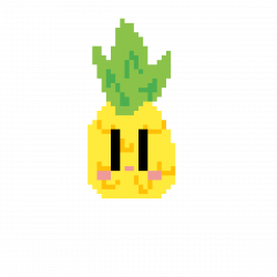 Pixilart - Cute Pineapple! by Kittycatc4