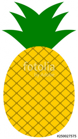 Pineapple icon. Ananas clipart.