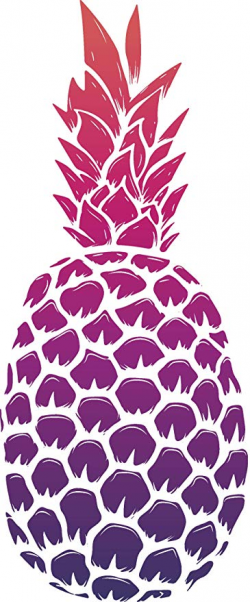 Amazon.com: Cute Pretty Purple Ombre Hawaiian Pineapple ...