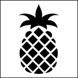 Pineapple Stencil … | Planes | Pineapple art, Pineapple ...