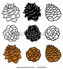 Pin by Serving Creative on In the Pines | Pine cone drawing ...