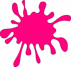 Pink Splatter Clipart