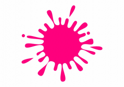 Clipart Pink Paint Splatter Pink Out - Clip Art Library