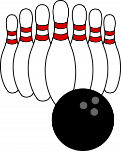 Bowling Ball Pins And Clipart