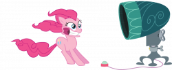 Pinkie vs Hairdryer by CloudshadeZer0 on DeviantArt