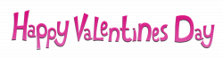 Happy Valentines Day Pink PNG Clipart Picture | Gallery ...