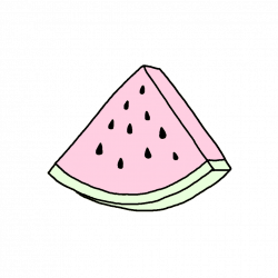 watermelon aesthetic kawaii anime art sticker manga gir...