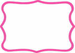 pink frame | Hot Pink Frame clip art - vector clip art online ...