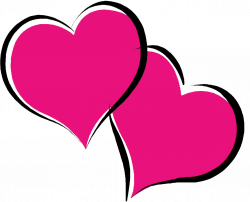 Hot Pink Heart PNG Pic