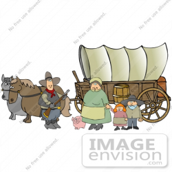 Pioneer Family Clipart
