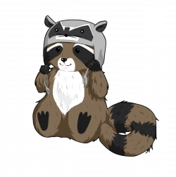 28+ Collection of Raccoon Hat Drawing | High quality, free cliparts ...