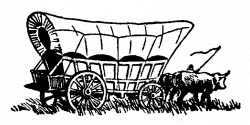 28+ Collection of Oregon Trail Wagon Clipart | High quality, free ...