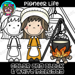Pioneer Life Clipart {Scrappin Doodles Clipart}