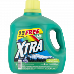 Xtra Liquid Laundry Detergent, Mountain Rain, 192oz - Walmart.com
