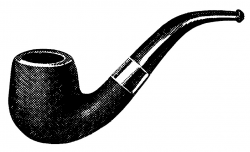 Vintage Smoking Pipe Clip Art - Old Design Shop Blog