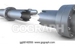 Stock Illustrations - Broken pipe. Stock Clipart gg58142055 ...