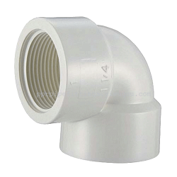 Supply PVC threaded pipe fittings - internal thread 90 degrees elbow ...