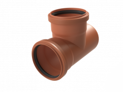 160mm PVC Pipe Fitting Tee | 3D CAD Model Library | GrabCAD