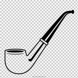 Tobacco Pipe Drawing Coloring Book PNG, Clipart, Black And ...