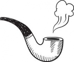 Tobacco pipe sketch | Clipart Panda - Free Clipart Images